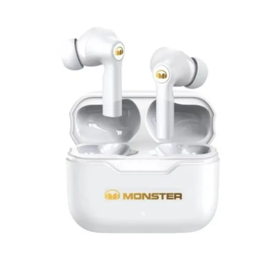 Monster AirMars True Wireless Bluetooth Earbuds - White